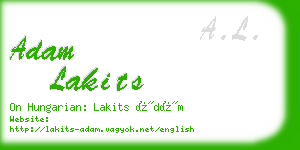 adam lakits business card